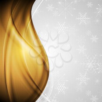 Abstract Christmas golden background. Vector design eps 10