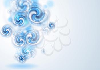 Abstract blue elegant card design. Vector background eps 10