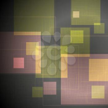 Abstract modern squares vector design