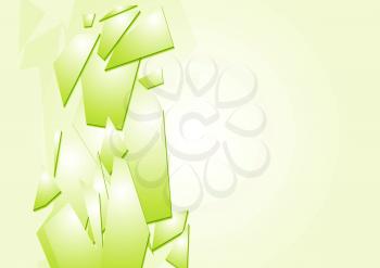 Abstract glass splinters design. Eps 10 vector background