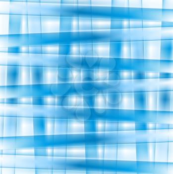 Abstract blue vector stripes background