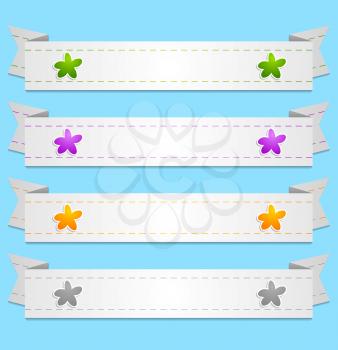 Abstract ribbons. Vector background eps 10