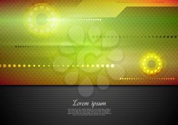 Abstract tech vibrant corporate background. Vector design