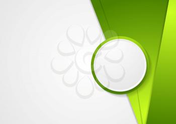 Abstract green corporate background. Vector illustration