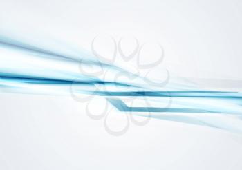 Blue concept tech stripes background. Vector art design