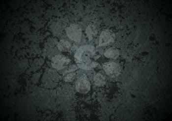 Grunge dark abstract wall texture. Vector design