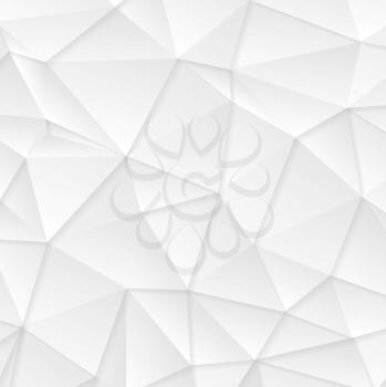 Polygonal abstract grey tech background. Vector design