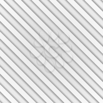 Abstract tech grey diagonal stripes vector concept background