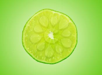 Royalty Free Photo of a Slice of Lime