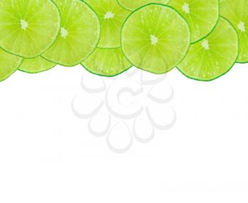 Royalty Free Photo of Slices of Limes