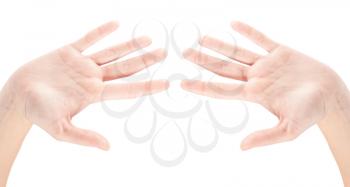 Royalty Free Photo of a Person's Hands