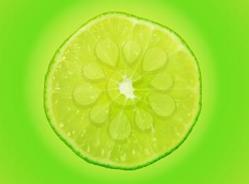 Royalty Free Photo of a Lime Slice