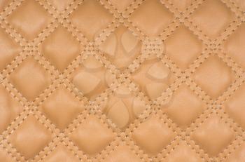 Sepia picture of genuine leather upholstery