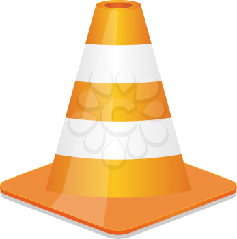 Royalty Free Clipart Image of a Pylon