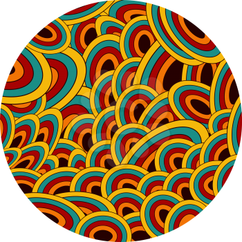 Royalty Free Clipart Image of an Abstract Circle