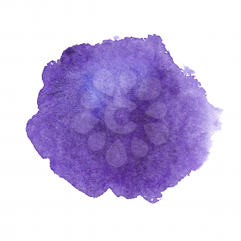 Violet watercolor spot