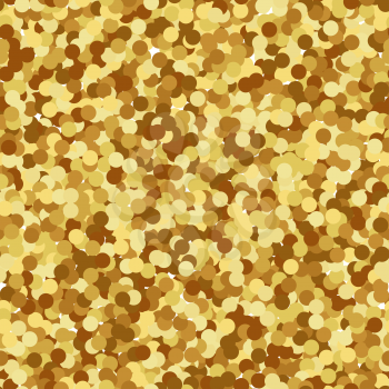 Golden confetti background