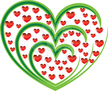 Royalty Free Clipart Image of a Heart 