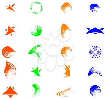 Royalty Free Clipart Image of Symbols