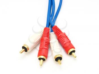 Three color RCA jacks red white yellow