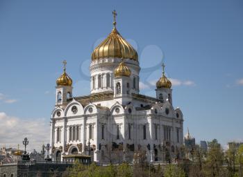 MOSCOW, RUSSIA - JUNE 18: MOSCOW, RUSSIA - JUNE 18: Orthodox Church of Christ the Savior in Moscow on June 18, 2017 in Russia.