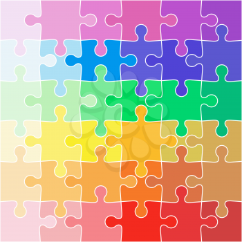 Abstract color Background icon Illustration jigsaw puzzle.