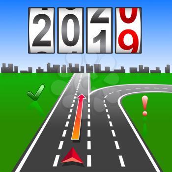 2020 New Year replacement of navigation way forward.