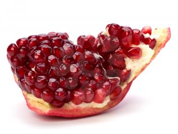 pomegranate isolated on white background