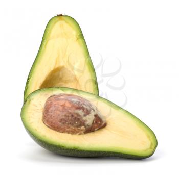 avocado isolated on white background