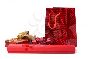 gifts  isolated on white background