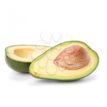 avocado isolated on white background