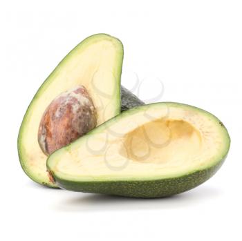 avocado isolated on white background