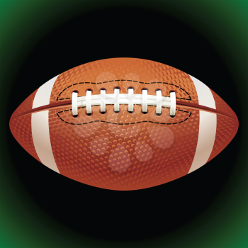 Royalty Free Clipart Image of a Fooball