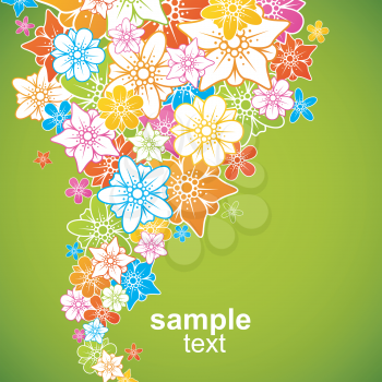 Royalty Free Clipart Image of Flowers