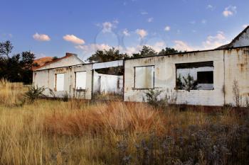 Royalty Free Photo of Abandoned Farmhouse Ruins