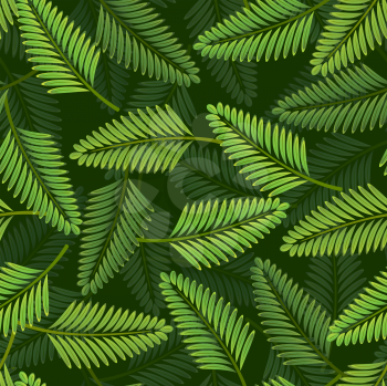 Royalty Free Clipart Image of a Green Leaf Background