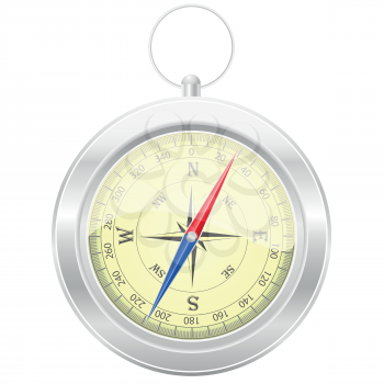 Royalty Free Clipart Image of a Compass