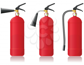 Royalty Free Clipart Image of a Fire Extinguisher