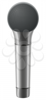 Royalty Free Clipart Image of a Microphone