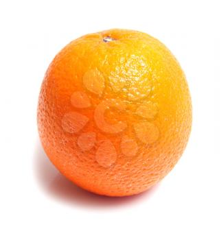 ripe orange isolated on white background