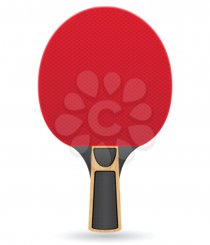 racket for table tennis ping pong vector illustration isolated on white background