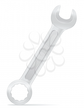 tool spanner vector illustration isolated on white background