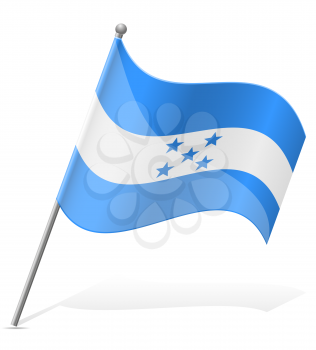 flag of Honduras vector illustration isolated on white background