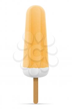 ice cream frozen juice on stick vector illustration isolated on white background
