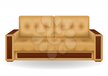 sofa furniture vector illustration isolated on white background
