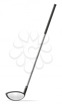 golf club vector illustration isolated on white background