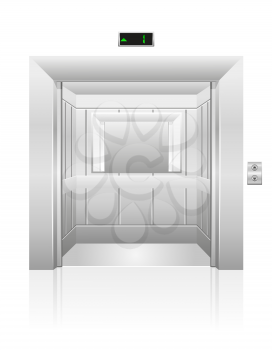 passenger elevator stock vector illustration isolated on white background