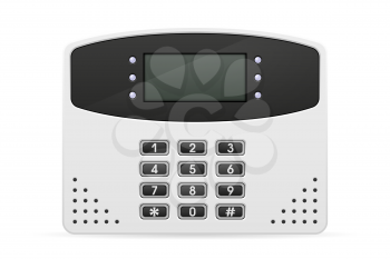 control block home security system vector illustration vector illustration isolated on white background
