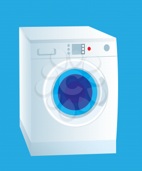Royalty Free Clipart Image of a Washing Machine