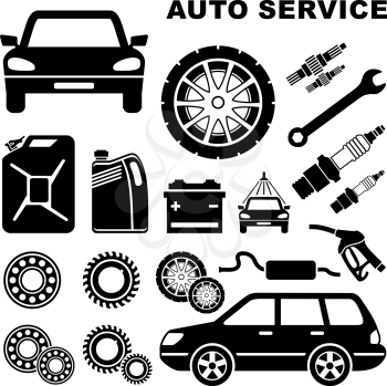 Car repair service icon